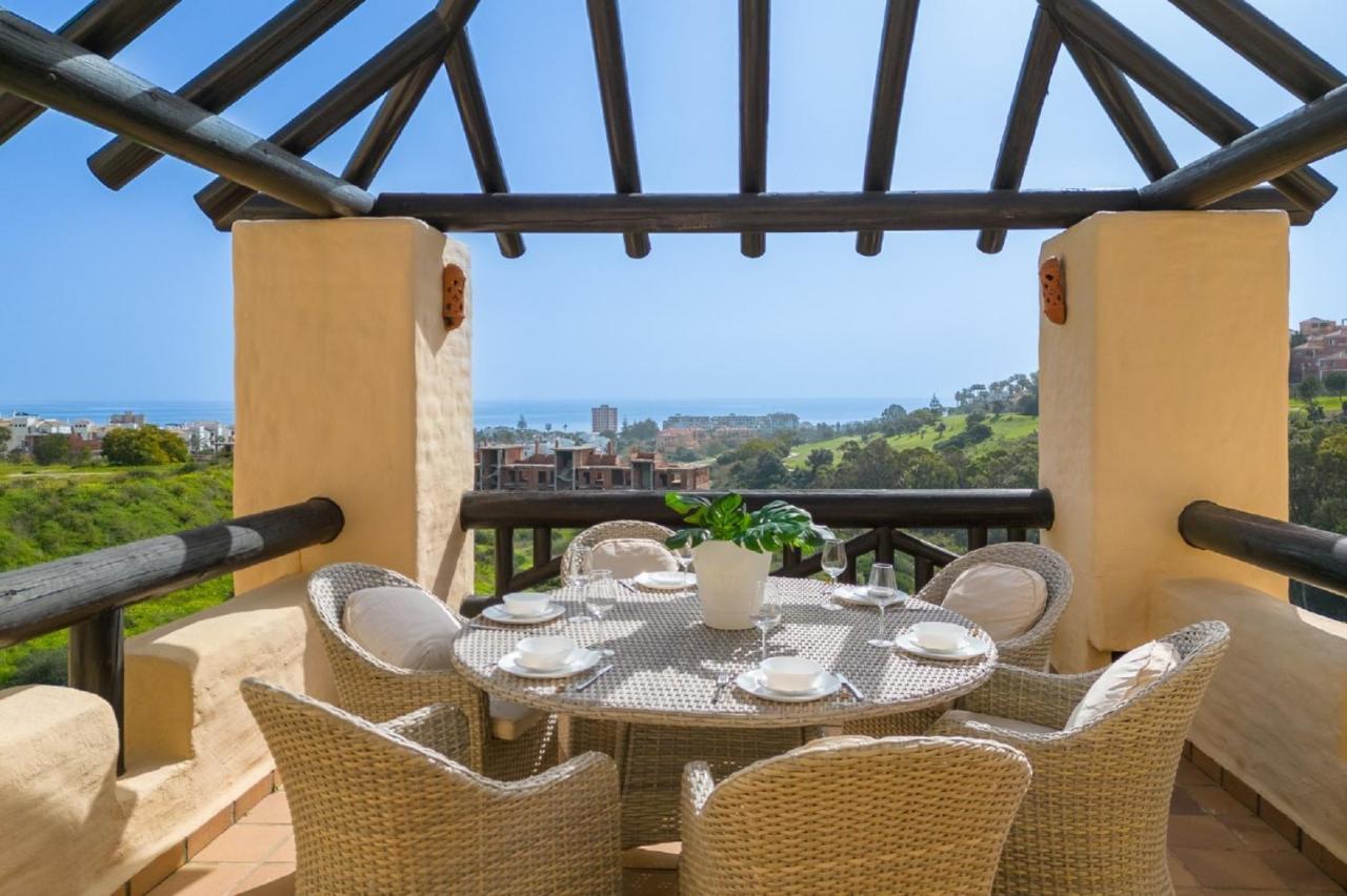 15 First Line Penthouse With Wonderful Seaview Near Duquesa Golf Manilva Andalucia Διαμέρισμα Εξωτερικό φωτογραφία
